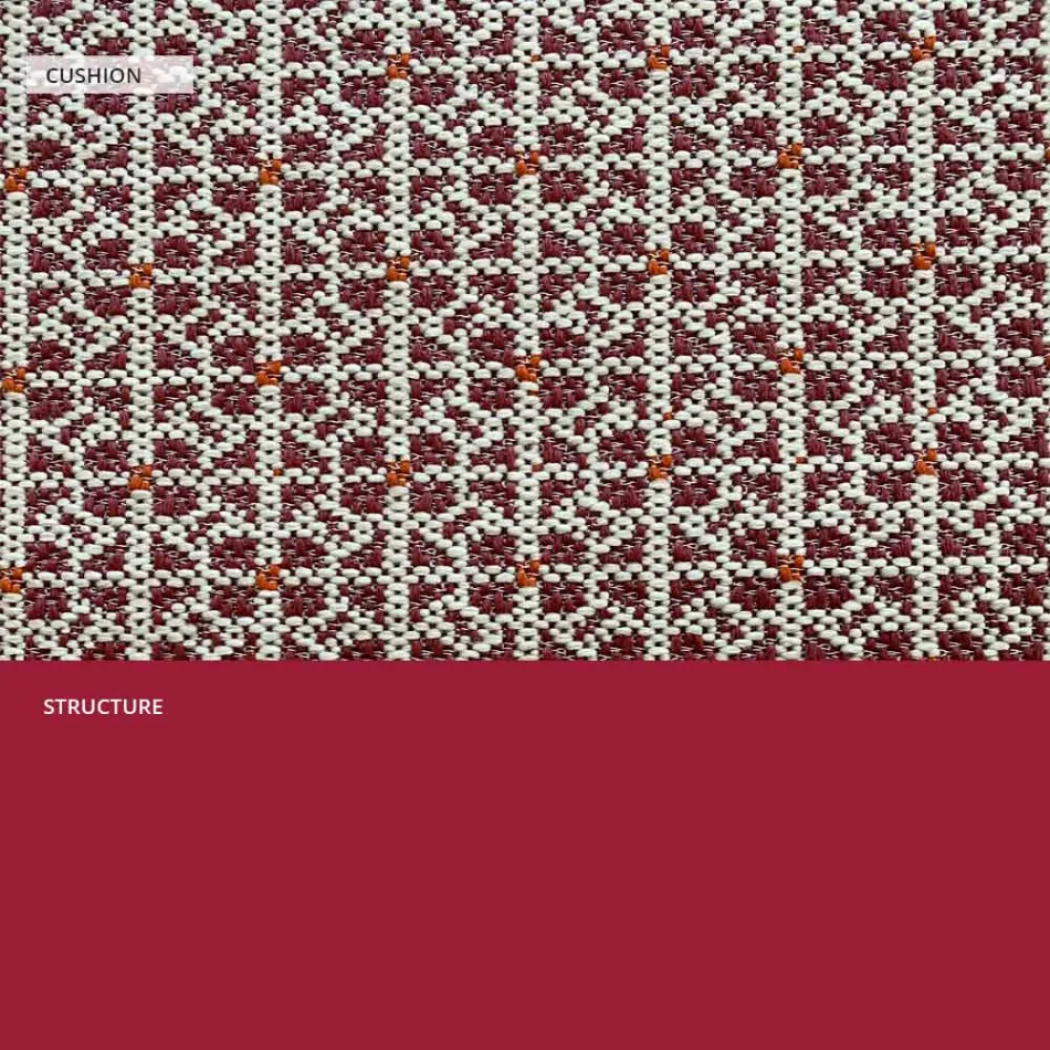 Outdoor-Sessel aus Metall mit Luxuskissen, hergestellt in Italien – Karol Viadurini