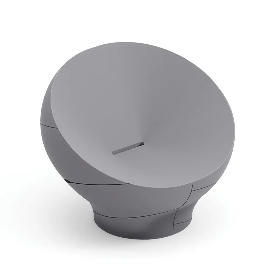 Gartensessel aus Polyethylen, erhältlich in verschiedenen Farben - Handtuch Viadurini