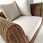 Outdoor-Sessel aus geflochtenem Polyrattan - Charlie Viadurini
