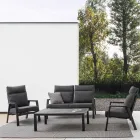 Liegender Outdoor-Sessel aus Stoff und Aluminium, 2 Stück - Nathy Viadurini