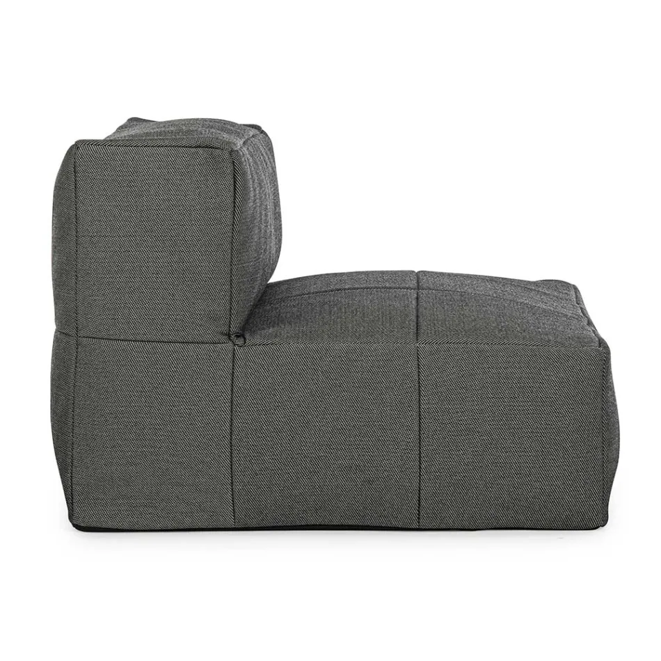 Outdoor-Sessel mit abnehmbarem Stoffbezug, Homemotion – Lydia Viadurini