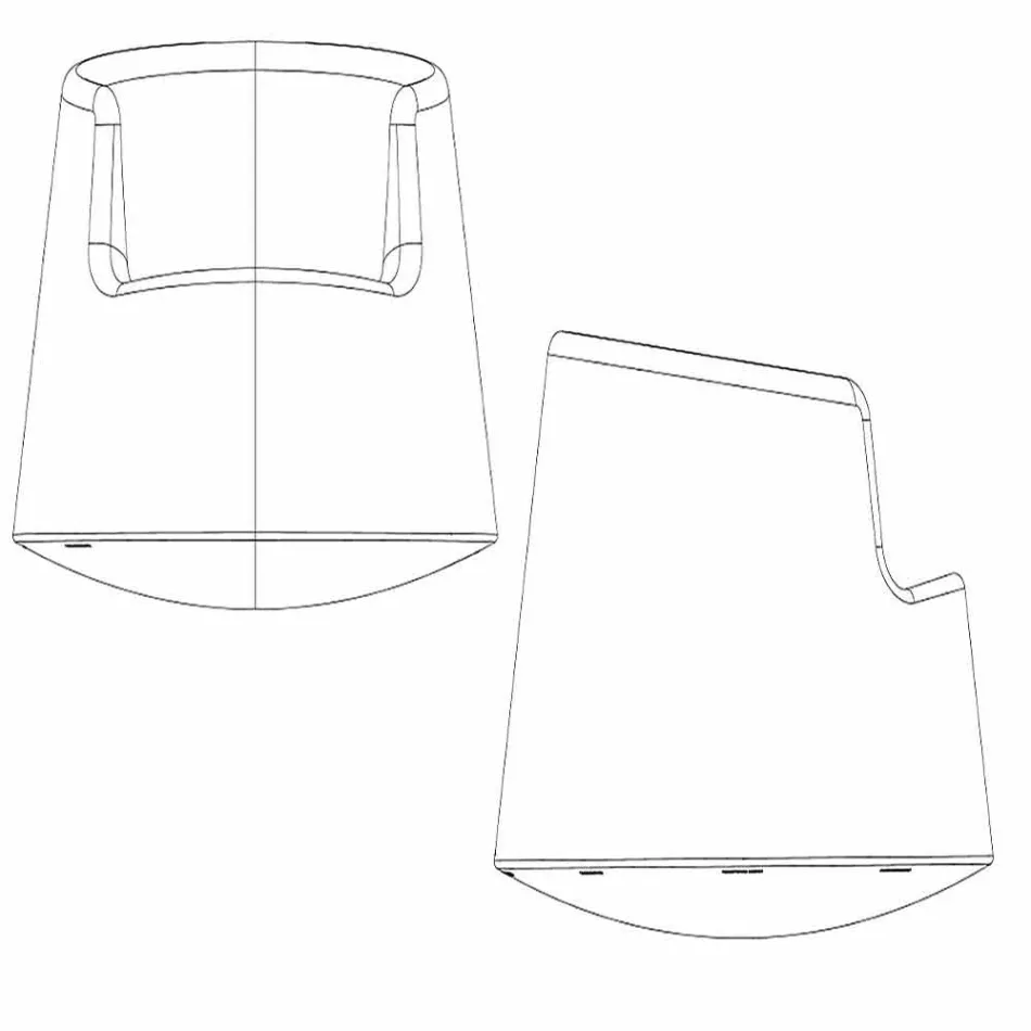 Gartensessel Roulette Vondom in modernem Design aus Polyethylen Viadurini