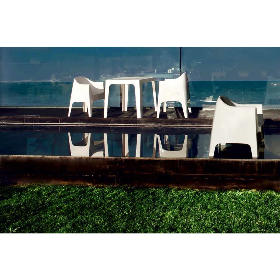 Solid by Vondom Design Sessel aus Polypropylen Viadurini