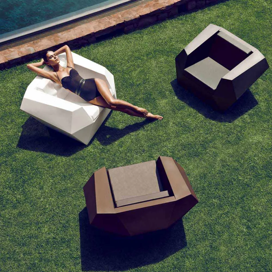 Faz Gartensessel von Vondom modernes Design aus Polyethylen Viadurini