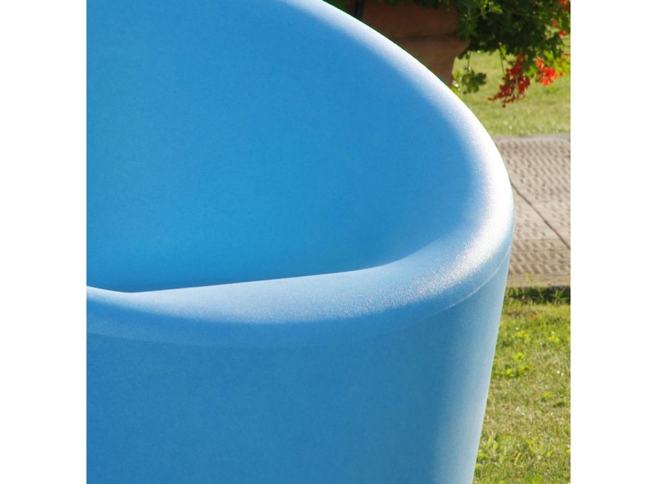Gartensessel aus Fluo und farbigem Polyethylen Made in Italy - Colores Viadurini