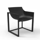 Gartensessel WallStreet Vondom aus Polypropylen und Glasfaser Viadurini