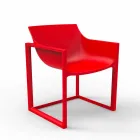 Gartensessel WallStreet Vondom aus Polypropylen und Glasfaser Viadurini