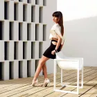 Gartensessel WallStreet Vondom aus Polypropylen und Glasfaser Viadurini