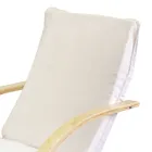 Indoor-Sessel aus Birkenholz und Stoff - Abissi Viadurini