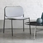 Wohnzimmersessel aus Stoff und Metall Made in Italy 2 Stück - Sangria Viadurini