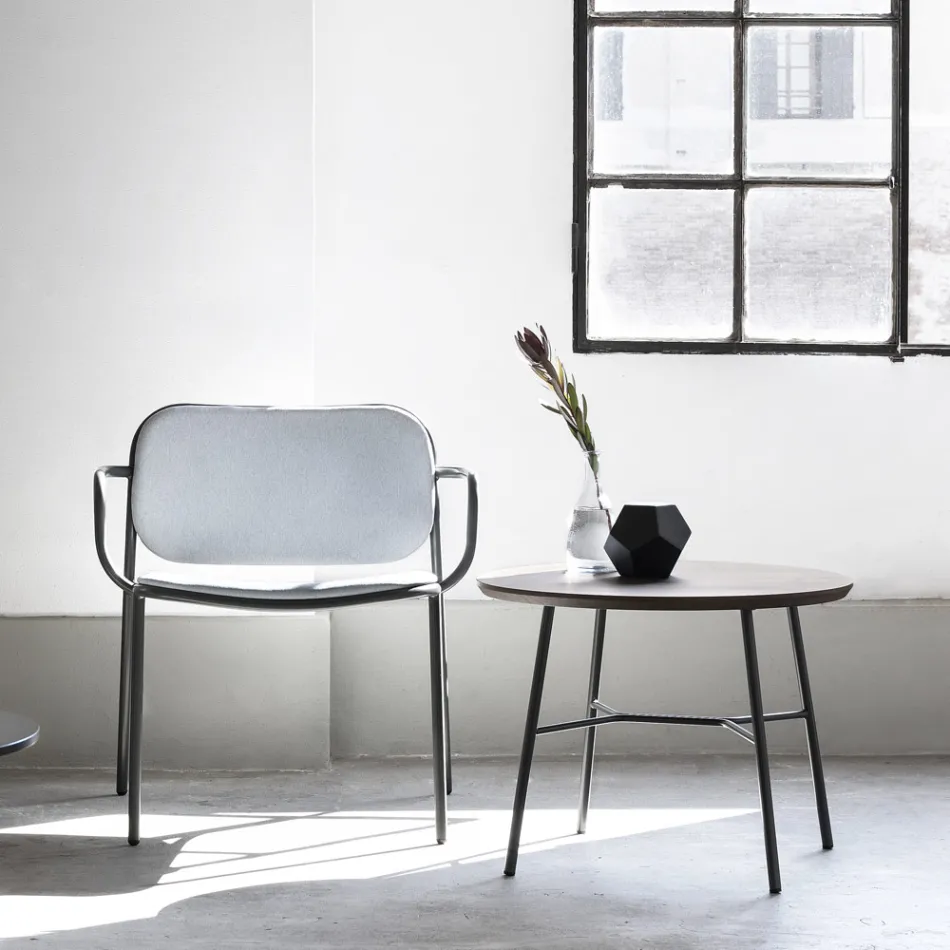 Wohnzimmersessel mit Stoffbezug Made in Italy 2 Stück - Sangria Viadurini