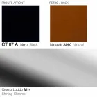 Drehbarer Wohnzimmersessel aus Leder und Metall Made in Italy - Butterfly Viadurini