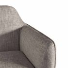 Wohnzimmer Sessel aus Stoff mit Metallfüßen Made in Italy - Cherry Viadurini