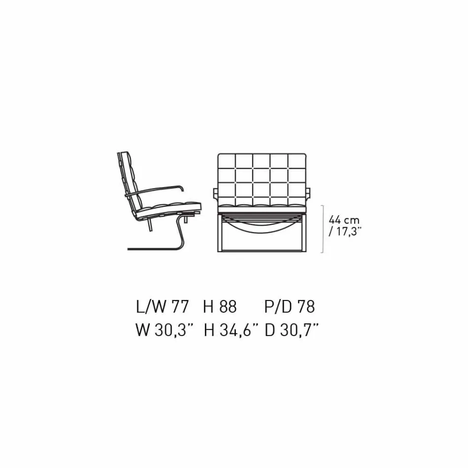 Bürosessel aus Leder mit Stahlstruktur Made in Italy - Speranza Viadurini