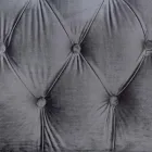 Klassischer Design-Sessel in Holz und Samtoptik in Grau oder Pink - Sanny Viadurini