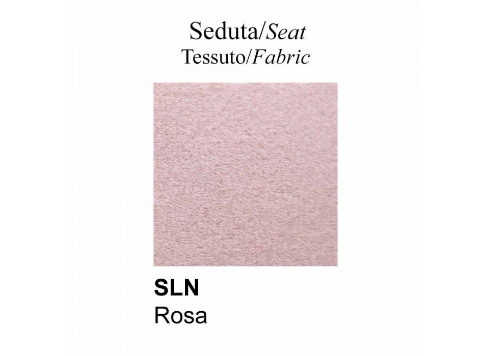 Design-Sessel mit Sitz und Rückenlehne aus Stoff Made in Italy - Connubia Sixty Viadurini