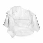 Moderner Design-Sessel aus transparentem Plexiglas Paris, hergestellt in Italien Viadurini