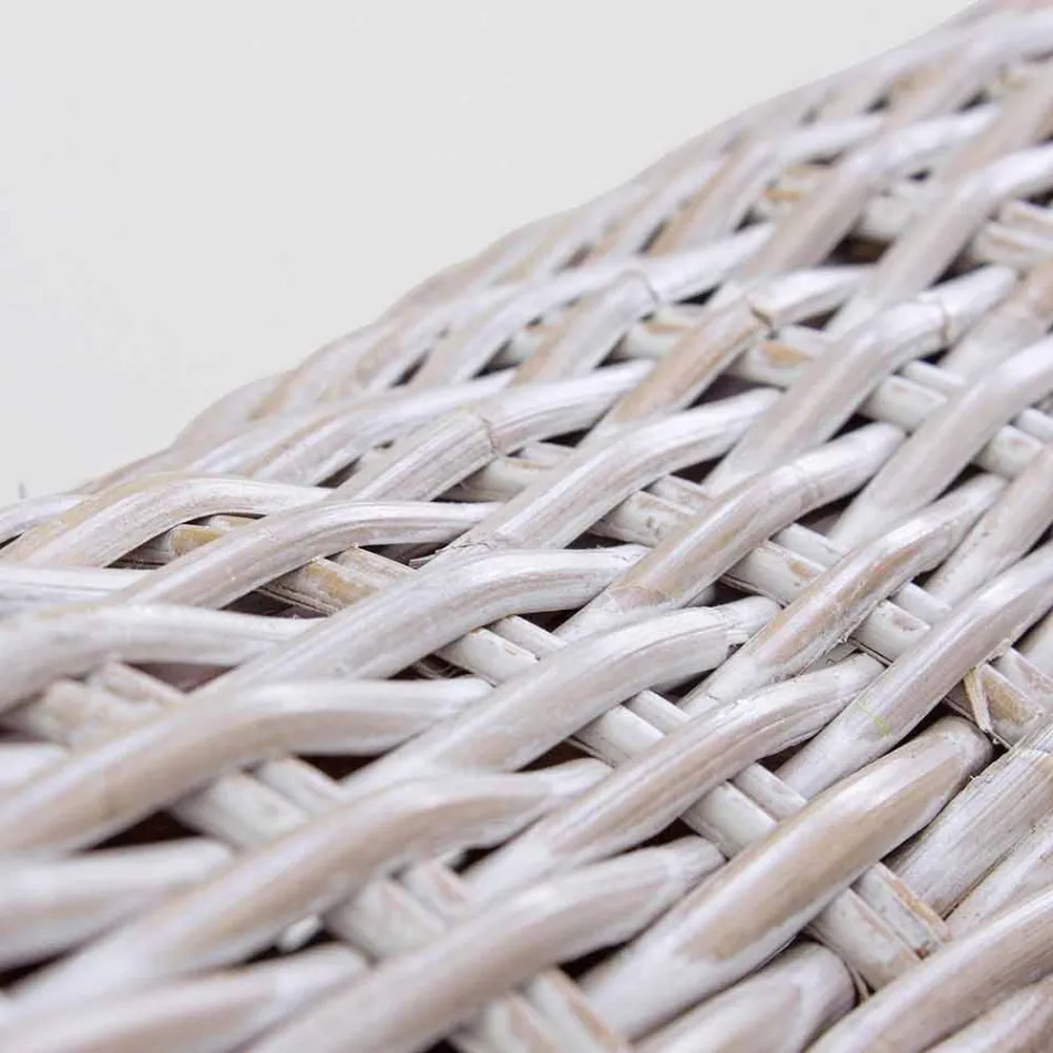 Homemotion Rattan Luxus Design Sessel für drinnen / draußen - Francioso Viadurini