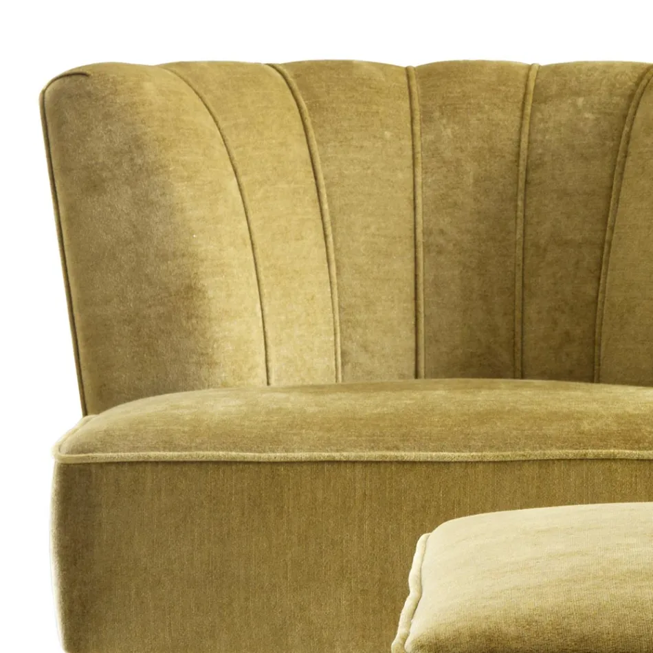 Design Polstersessel aus Stoff Grilli Kipling made in Italy Viadurini