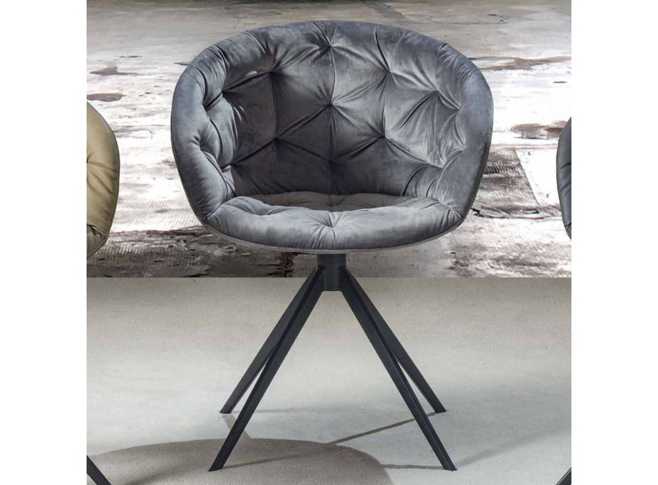 Sessel für modernes Design mit Capitonnè - Enea Viadurini