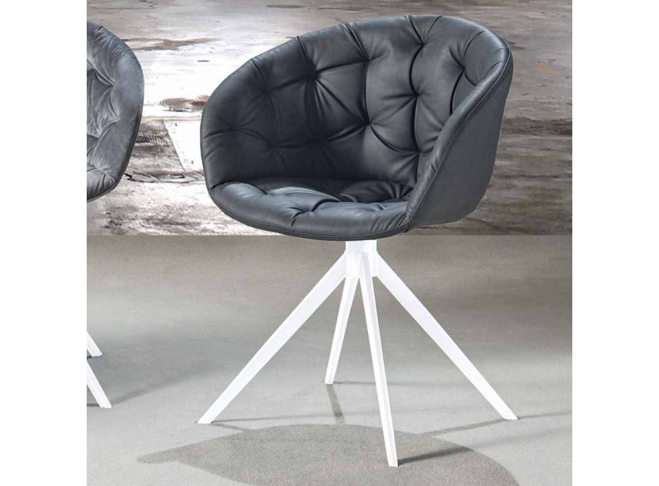 Sessel für modernes Design mit Capitonnè - Enea Viadurini