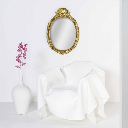 Moderner Design-Sessel aus weißem Plexiglas Paris, hergestellt in Italien Viadurini