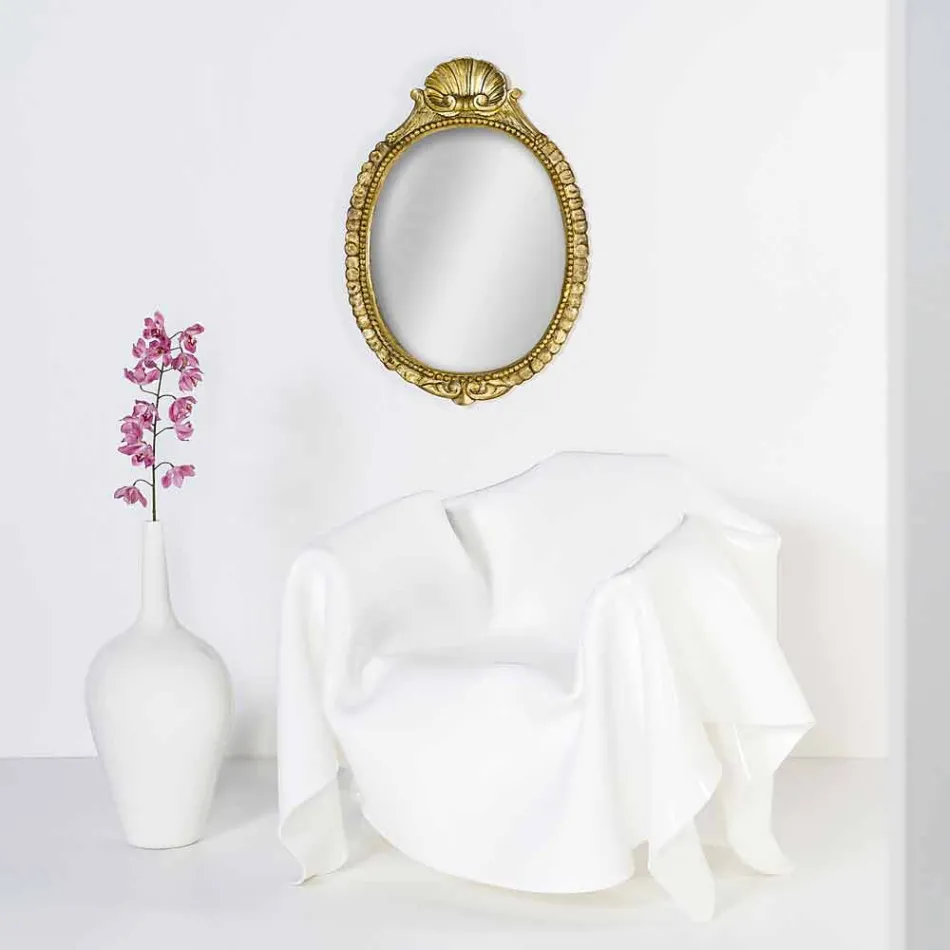 Moderner Design-Sessel aus weißem Plexiglas Paris, hergestellt in Italien Viadurini