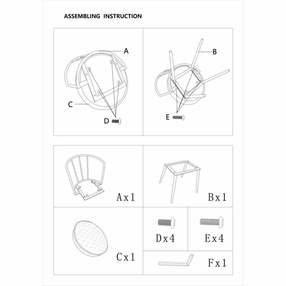 Design-Sessel im Industriestil aus Eisen und Kunstleder - Pinny Viadurini