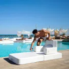 Trona Luxury Schwimmsessel weiß im Design, made in Italy Viadurini