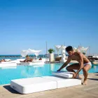 Trona Luxury Schwimmsessel weiß im Design, made in Italy Viadurini