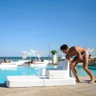 Trona Luxury Schwimmsessel weiß im Design, made in Italy Viadurini