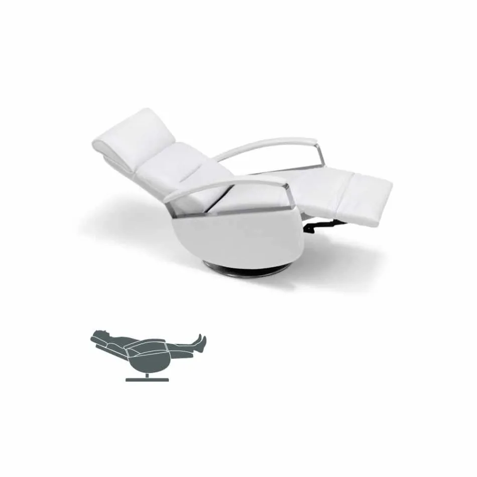 Drehsessel 2 modernes Design Motoren made in Italy Cassia Viadurini