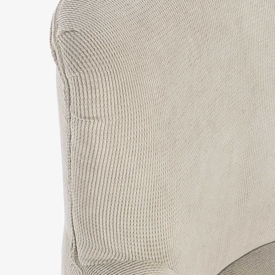 Kiefernholz-Sessel und Samteffekt-Sitz Coste 4 Ausführungen - Molly Viadurini