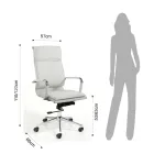 Kunstledersessel in 3 verschiedenen Ausführungen – Neon Viadurini