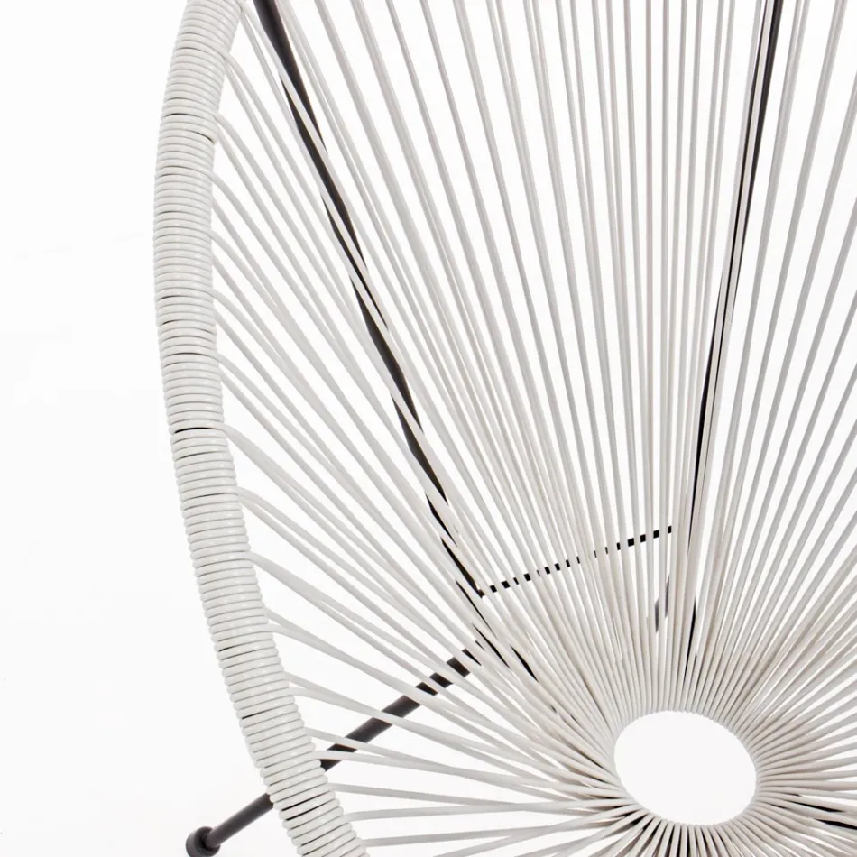 Moderner Design-Sessel für den Außenbereich aus lackiertem Stahl – Spumolizia Viadurini