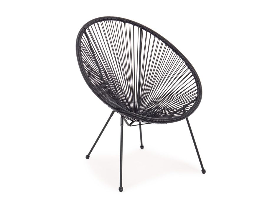 Moderner Design-Sessel für den Außenbereich aus lackiertem Stahl – Spumolizia Viadurini