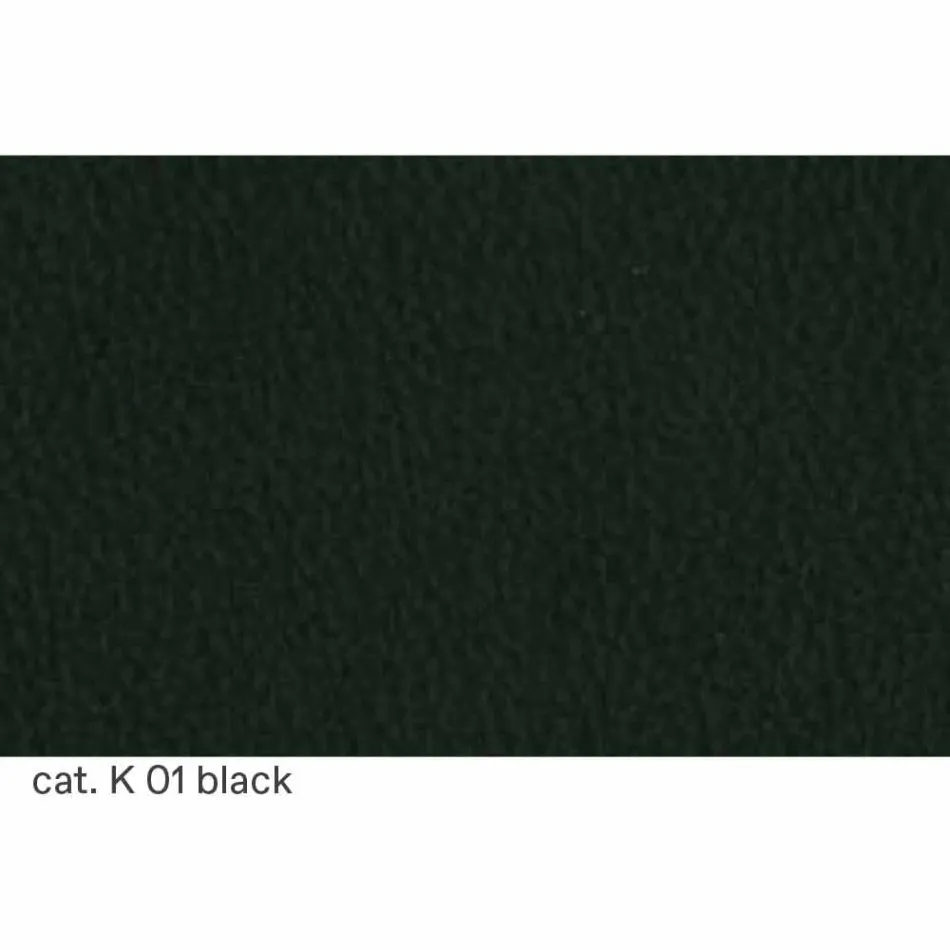 Moderner Sessel aus glänzend schwarz lackiertem Holz und Leder Made in Italy - Conga Viadurini