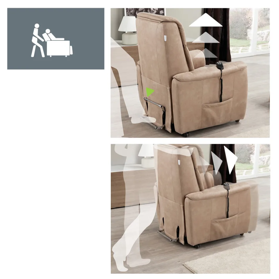 Via Venezia motorisierter Liftsessel mit zwei Motoren Viadurini