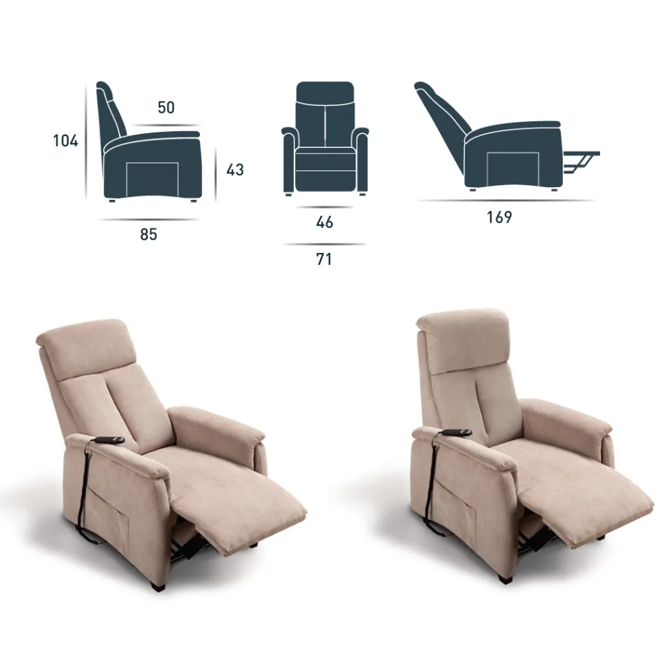 Via Venezia motorisierter Liftsessel mit zwei Motoren Viadurini
