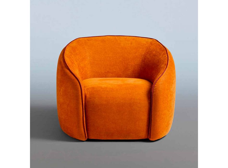 Relax Armchair Modernes Design Made in Italy aus farbigem Stoff - Baloo Viadurini