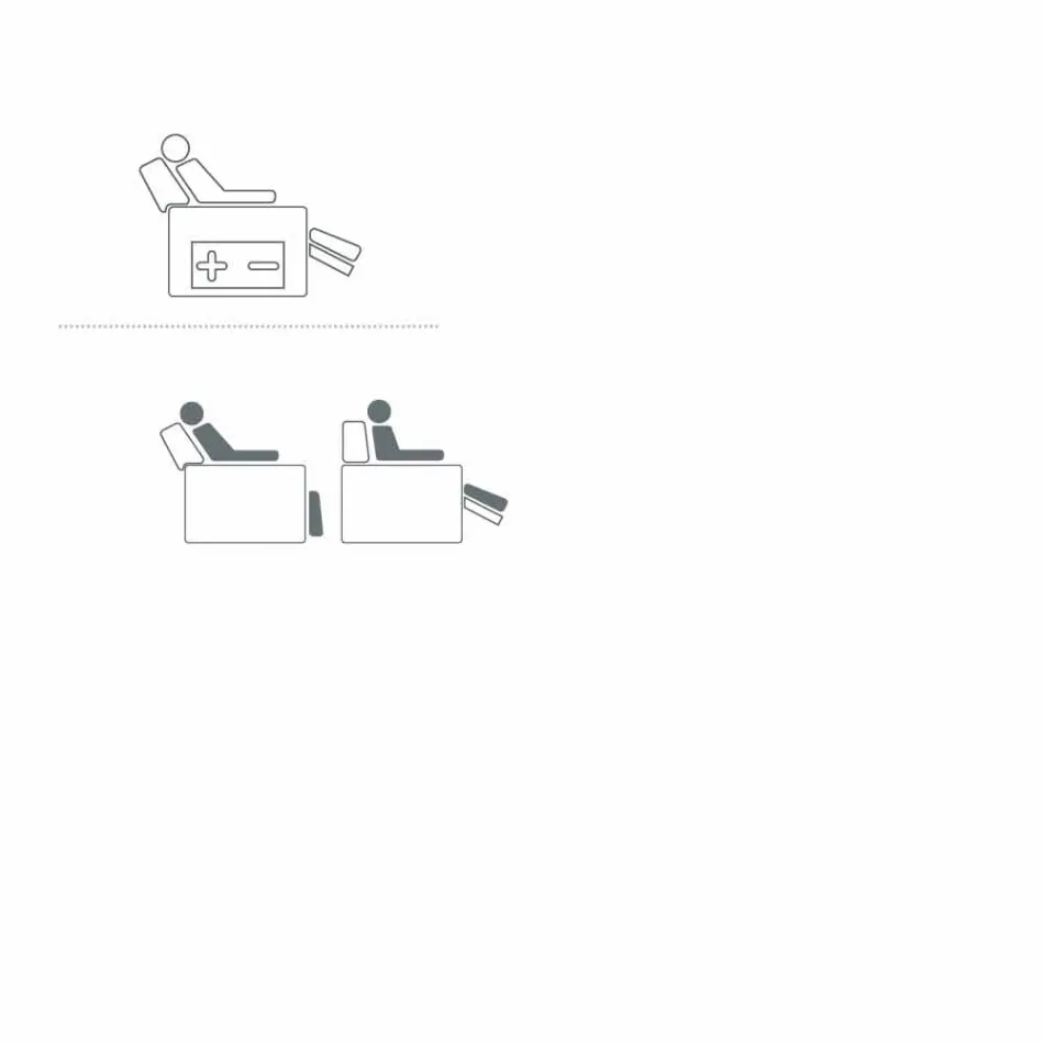 Motorisierte Drehsessel entspannen 2 Motoren italienischen Design Bao Viadurini