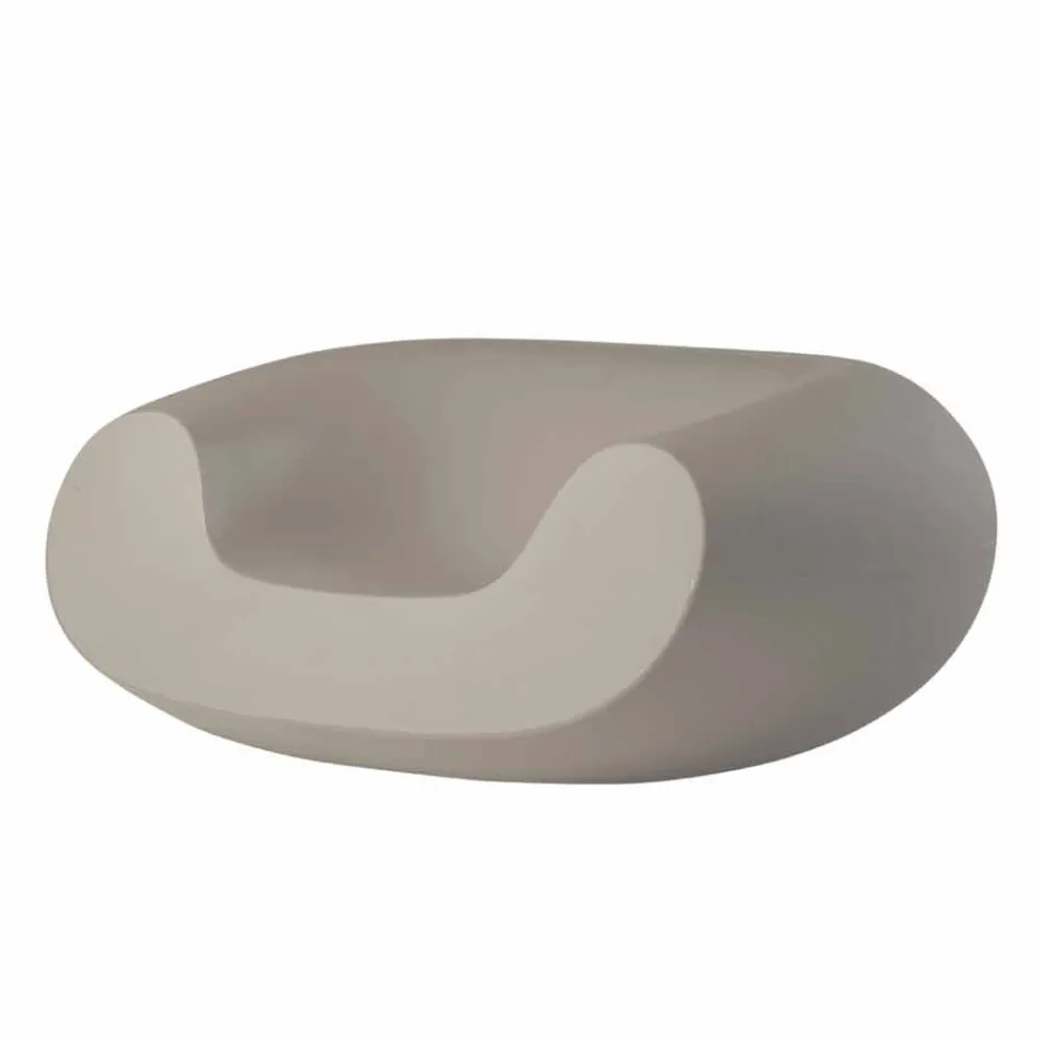 Farbiger runder Sessel Slide Chubby modernes Design aus Italien Viadurini