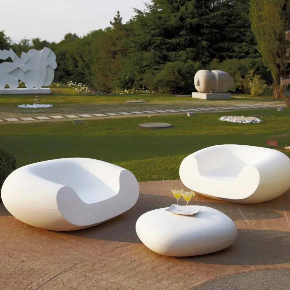 Farbiger runder Sessel Slide Chubby modernes Design aus Italien Viadurini