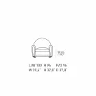 Wohnzimmersessel mit Lederbezug und Holzfüßen Made in Italy - Pegolo Viadurini