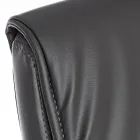 Sled Bürostuhl Stahl und Kunstleder mit Armlehnen 2 Stück - Monaldo Viadurini