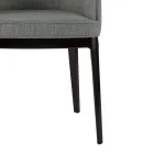 Wohnzimmersessel aus verschiedenen Stoffen und Massivholz Made in Italy - Evy Viadurini