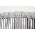 Stapelbarer Gartensessel aus Aluminium und Stoff - Smart By Varaschin Viadurini