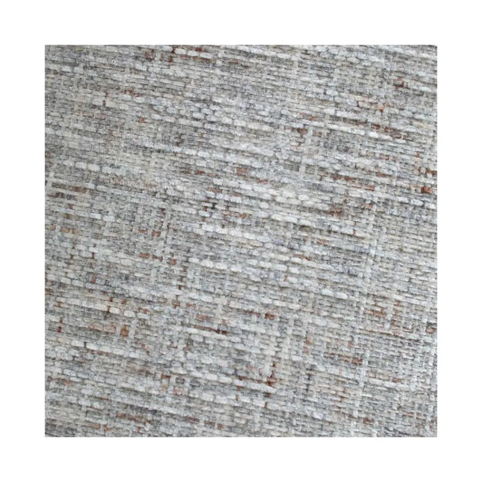 Sessel aus Metall und Sitz aus Neve-Kaschmir, hergestellt in Italien – Ivy Viadurini