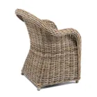 Outdoor-Sessel in Kubù mit Sitzkissen - Nazgul Viadurini