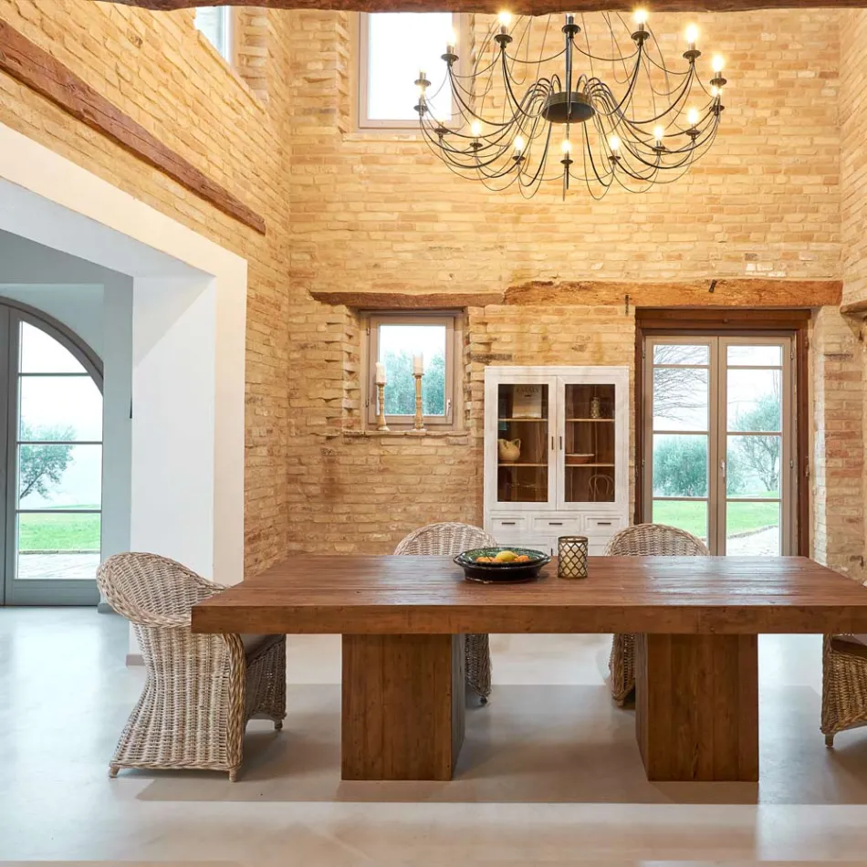 Outdoor-Sessel in Kubù mit Sitzkissen - Nazgul Viadurini